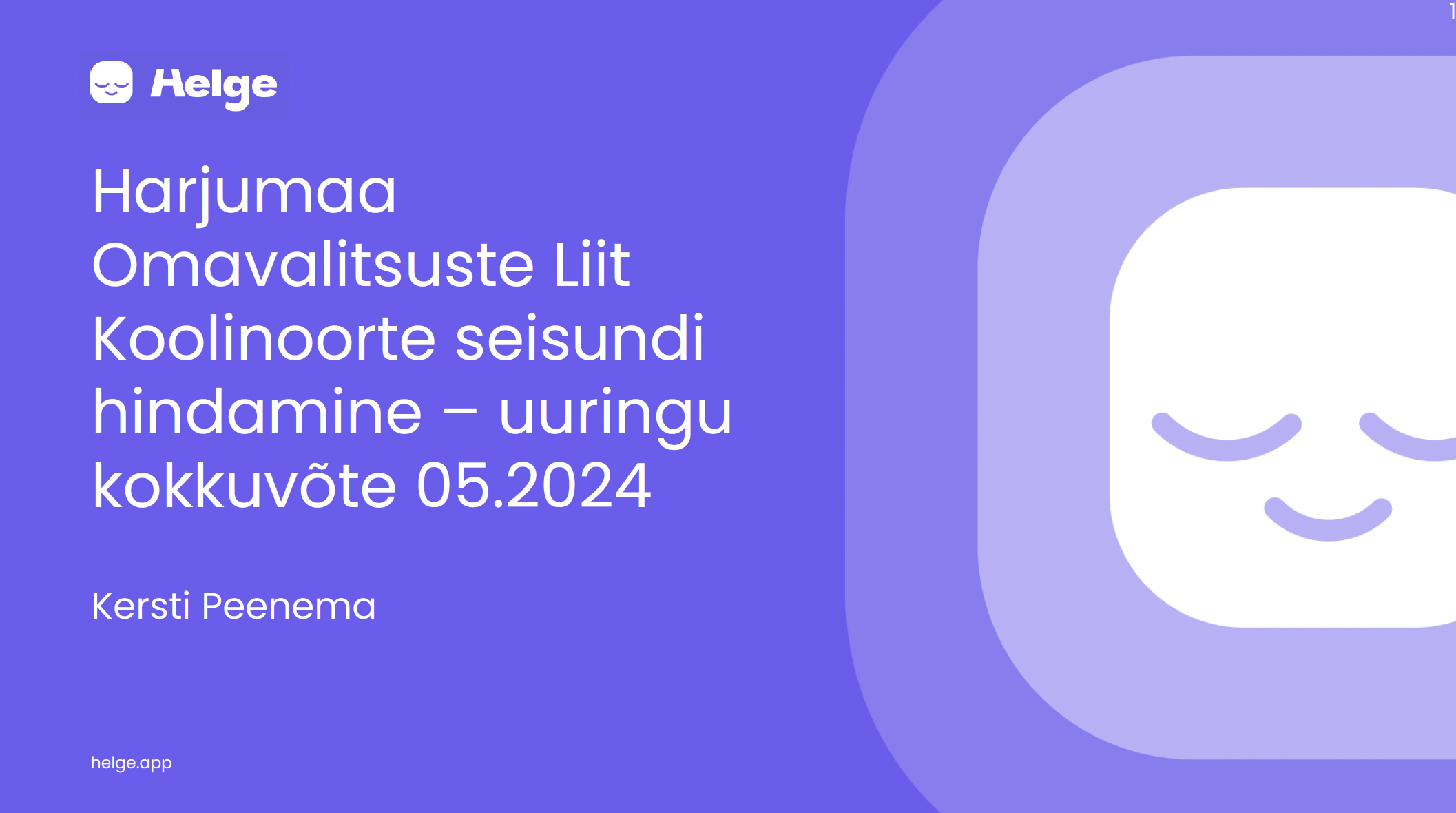 Harjumaa Omavalitsuste Liit (HOL) koostöös haridustehnoloogia ettevõttega Helge Kool MTÜ avaldas ulatusliku uuringu tulemused, mis heidavad valgust Harjumaa 7.