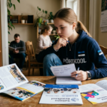 Gemini genereeritud pilt - pohikooli opilane gumnaasiumi valimas